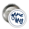 White Gameday Pin