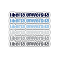 Liberty University Multi-Blue Decal