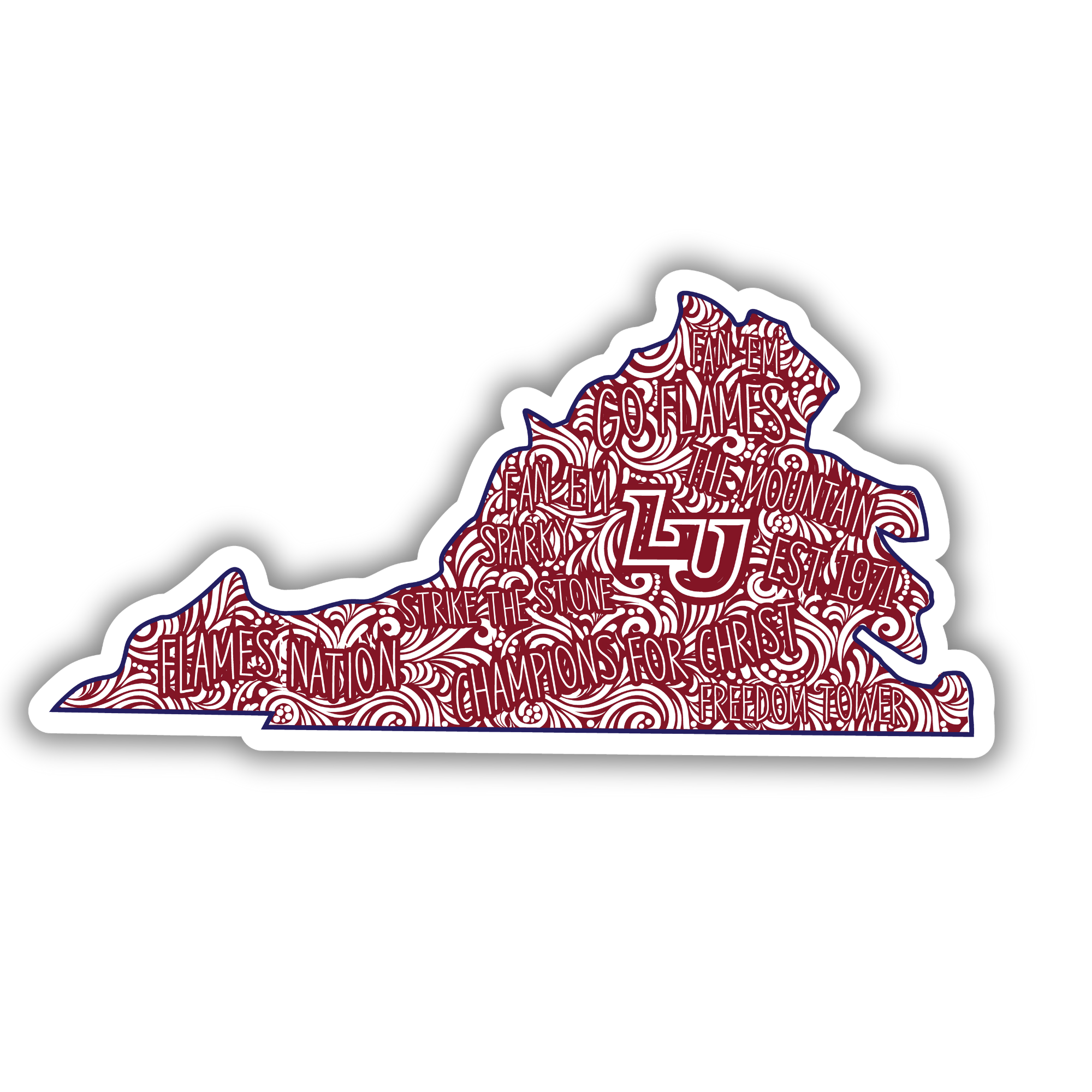 State of Virginia Decal