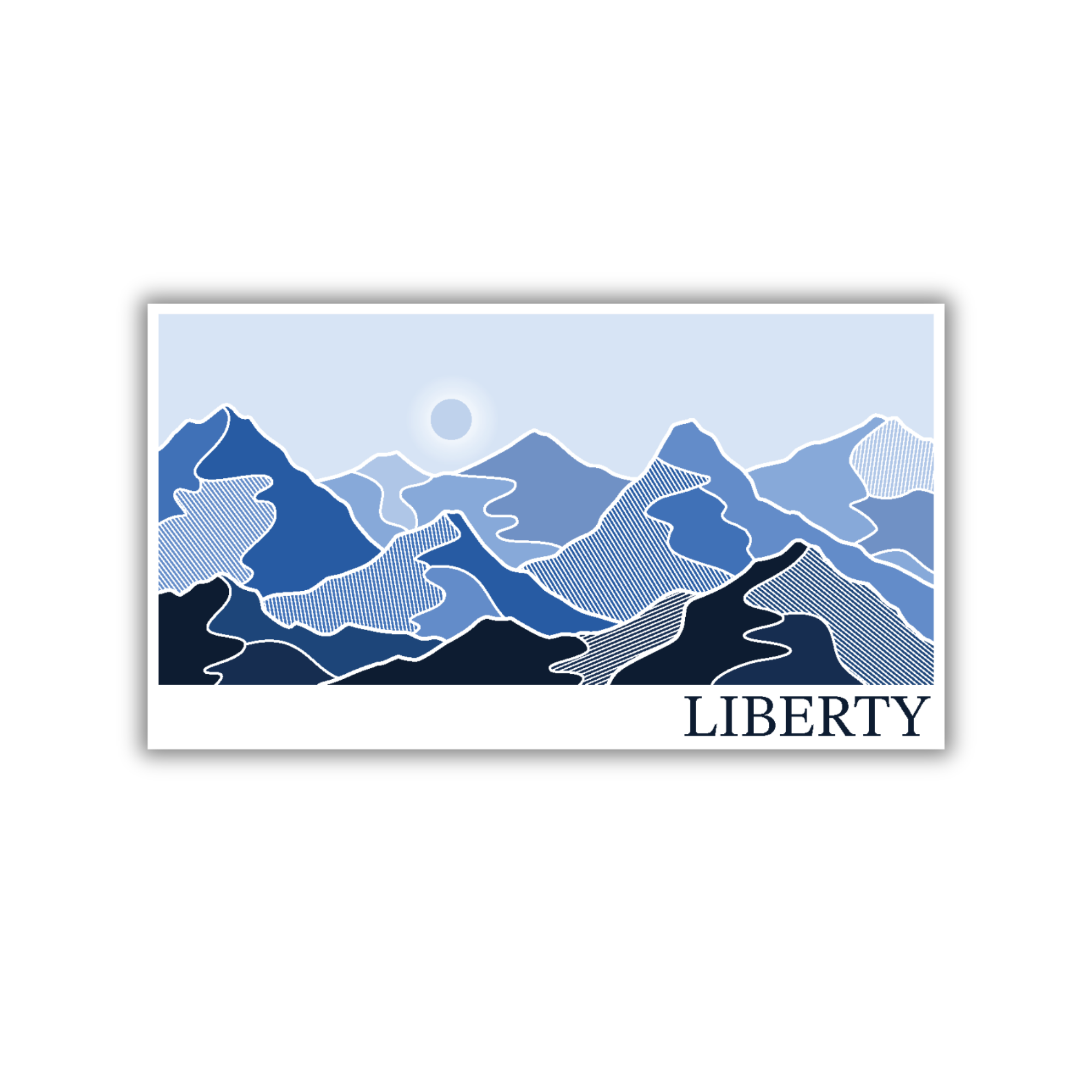Liberty Mountains Decal