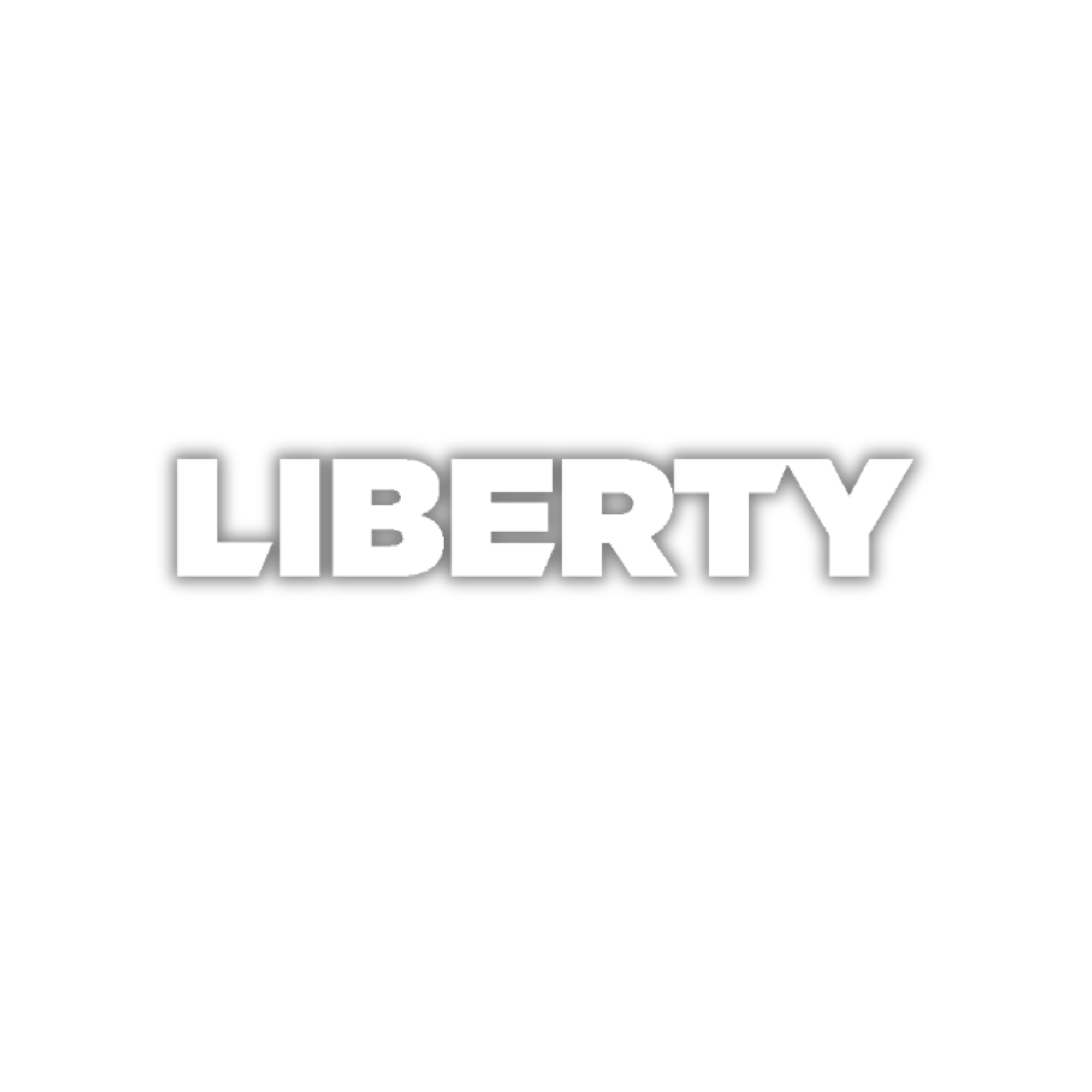 Liberty White Athletics Decal