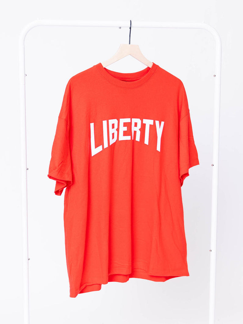 Liberty Red Street Oversized Shirt