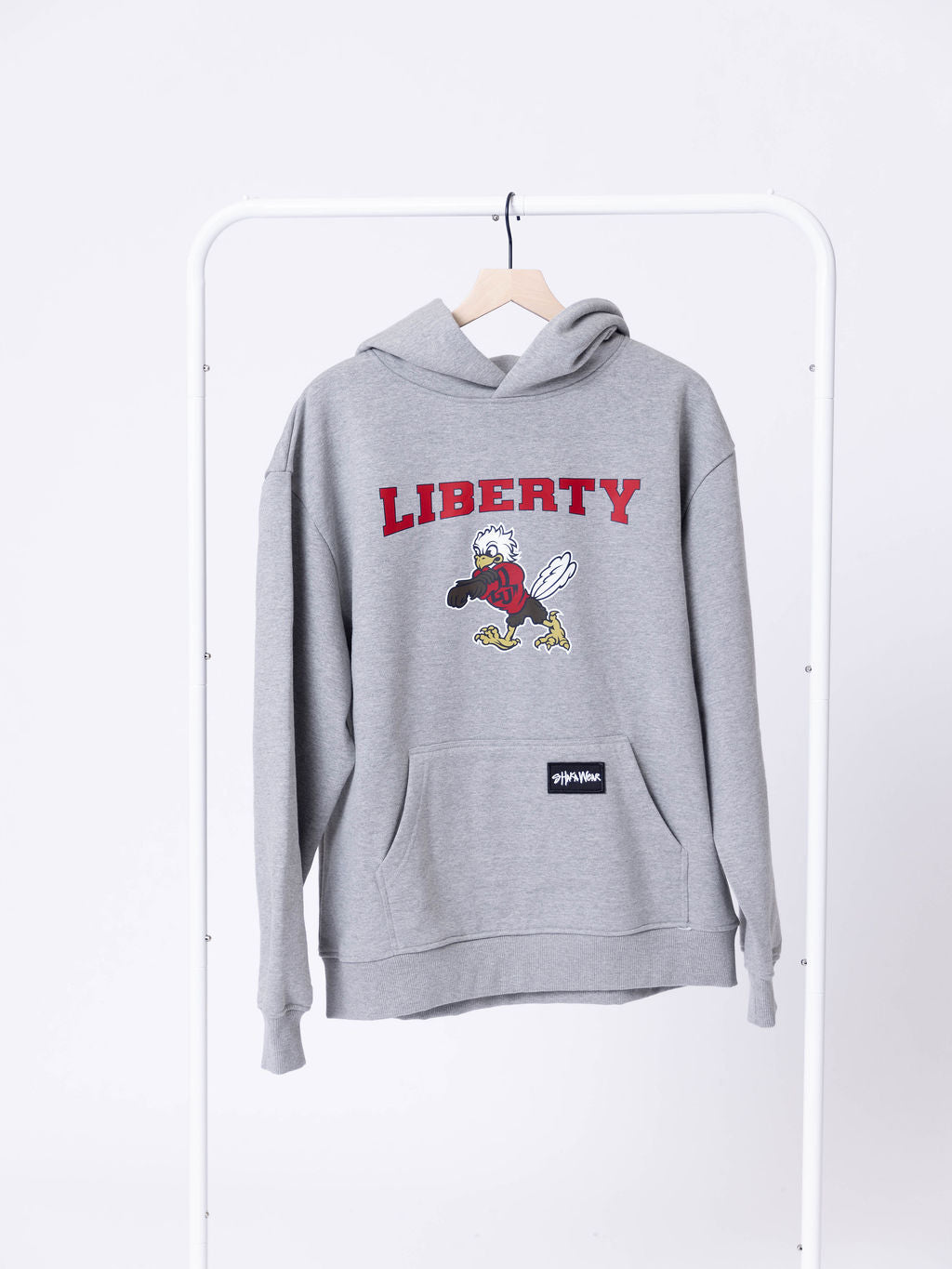 Shakawear HeavyWeight Gray Liberty Sparky Hoodie