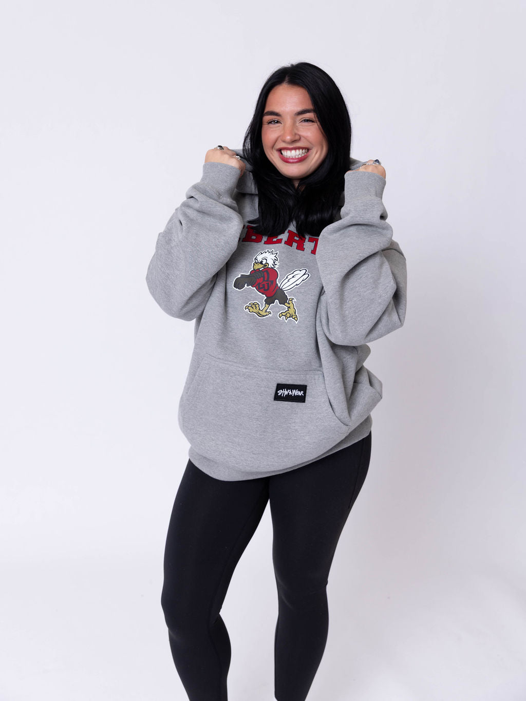 Shakawear HeavyWeight Gray Liberty Sparky Hoodie