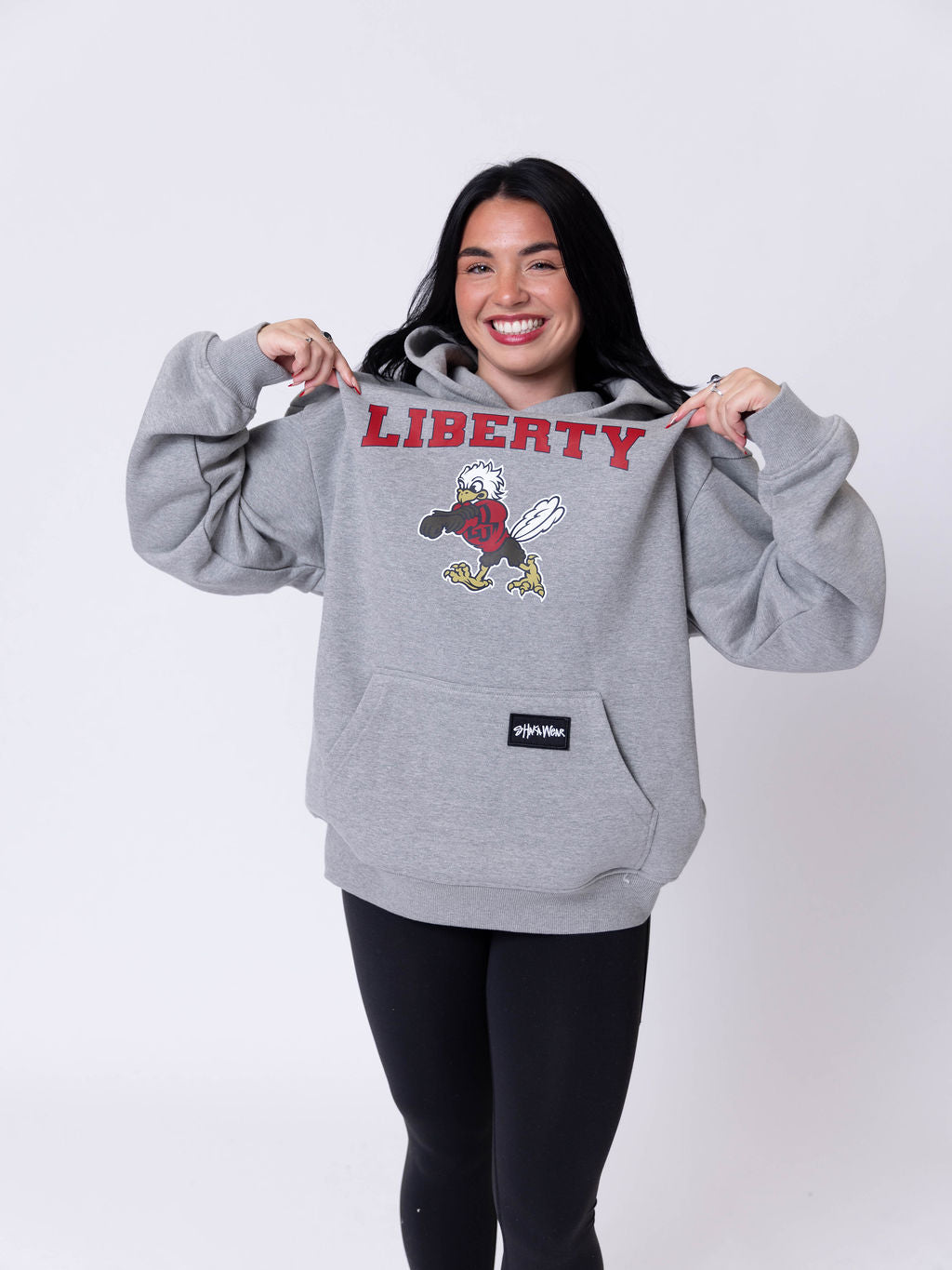 Shakawear HeavyWeight Gray Liberty Sparky Hoodie