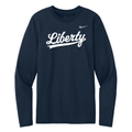 Nike Longsleeve Navy Liberty Script Shirt