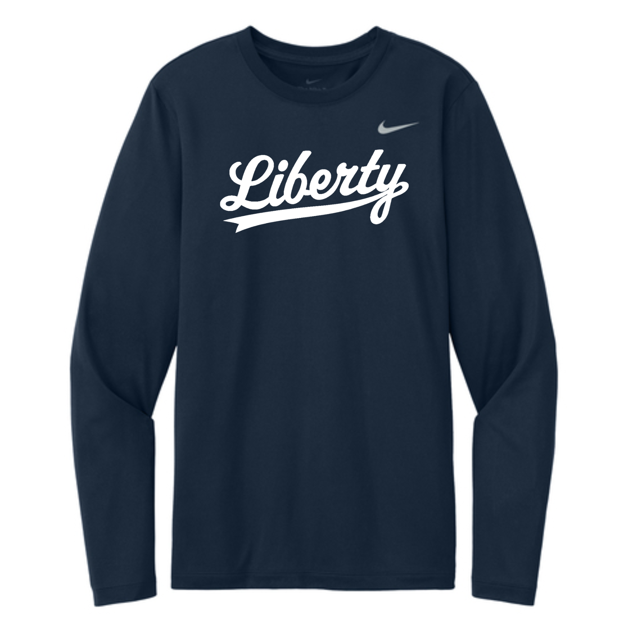 Nike Longsleeve Navy Liberty Script Shirt