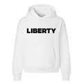 White Liberty Athletic Logo Hoodie