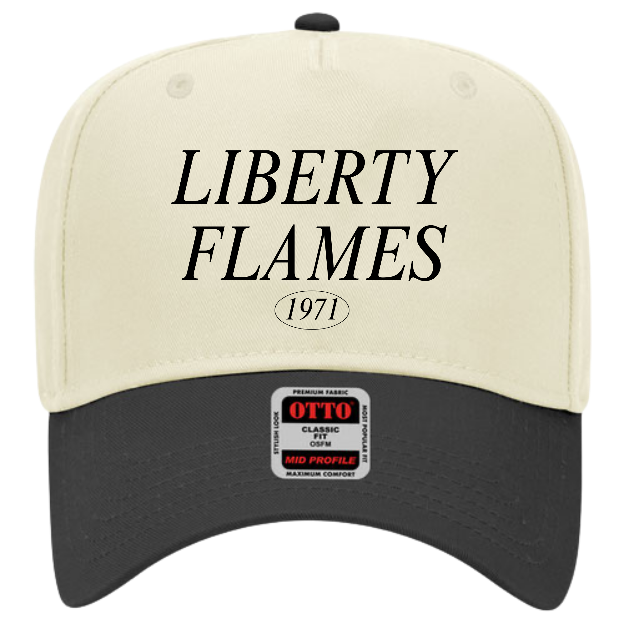 Liberty Flames 1971 Retro Trucker Hat