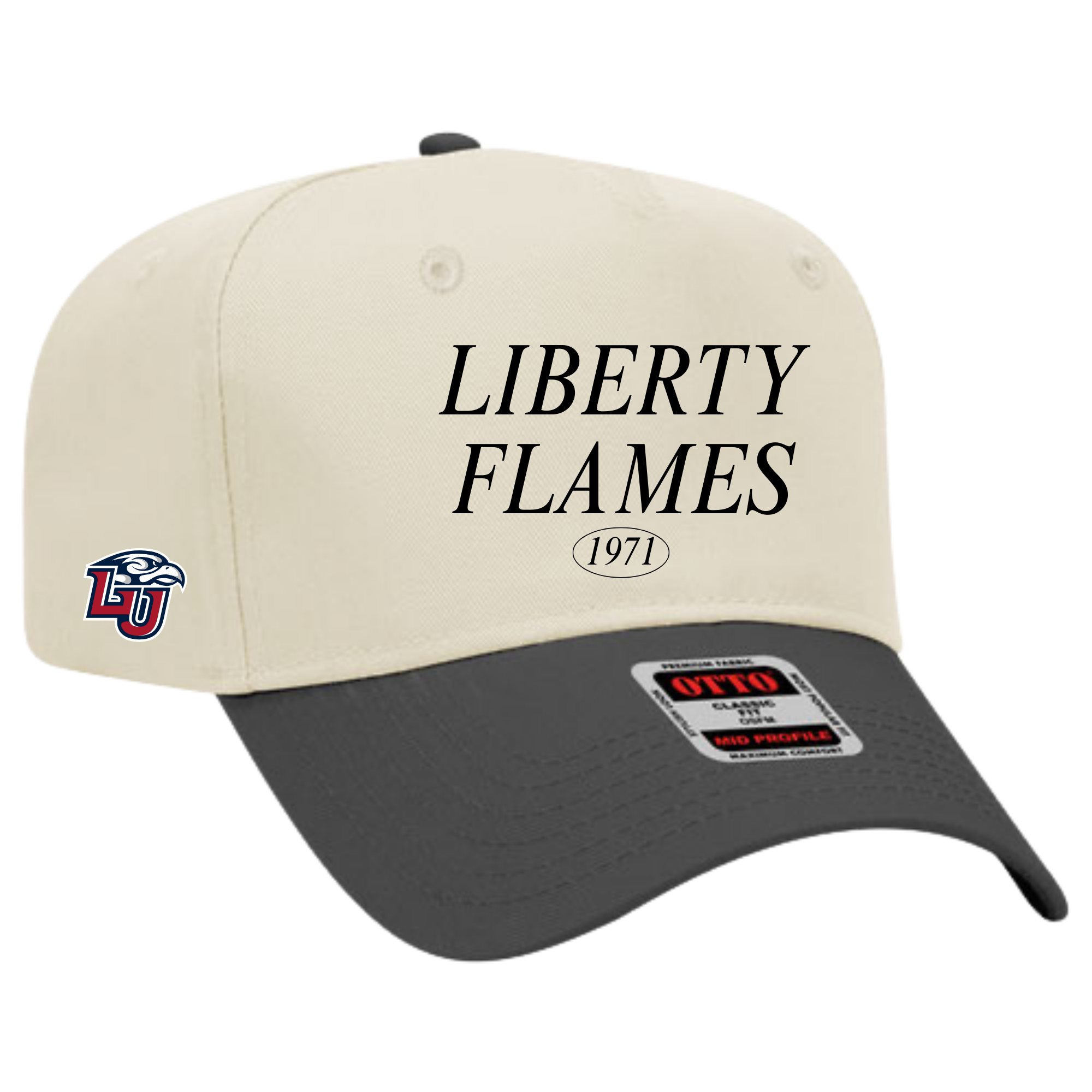 Liberty Flames 1971 Retro Trucker Hat