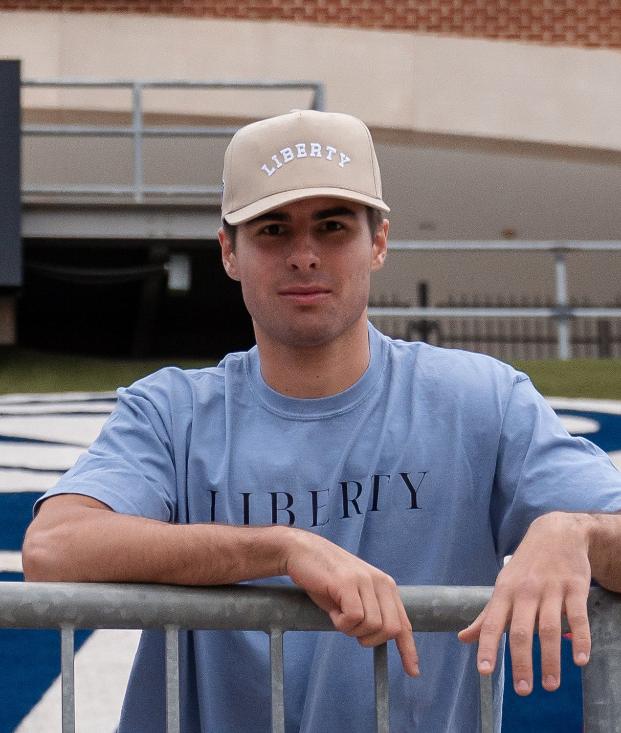 Khaki Liberty Trucker Hat
