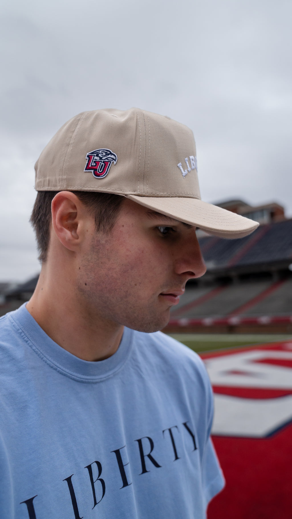 Khaki Liberty Trucker Hat